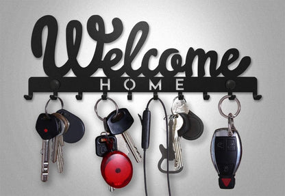 Welcome Home - Key Holder for Wall