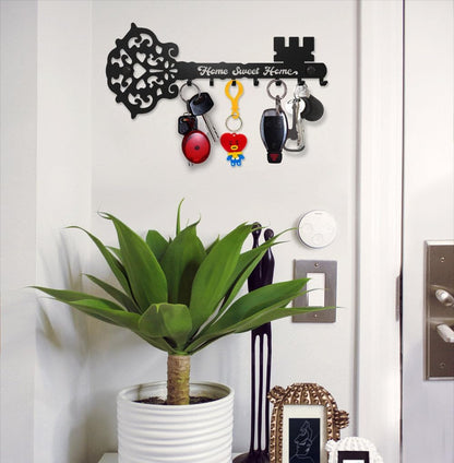 Skeleton Key - Home Sweet Home - Key Holder for Wall