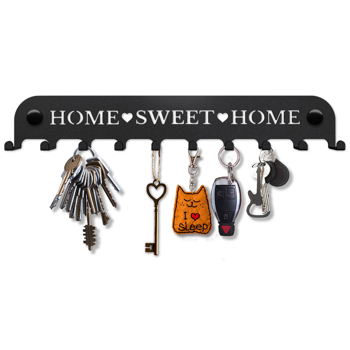 Home Sweet Home - Slim Wall Mounted Key Rack