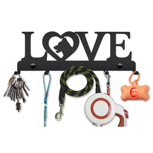 Dog-Lover's Key and Leash Organizer