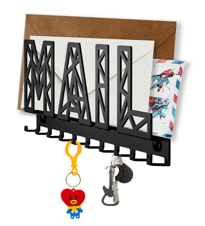 Key Holder for Wall with Letter Tray Shelf