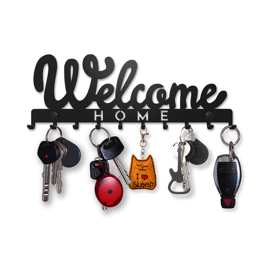 Welcome Home - Key Holder for Wall